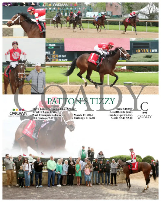 Patton’s Tizzy - 03 - 17 - 24 R02 Op Oaklawn Park
