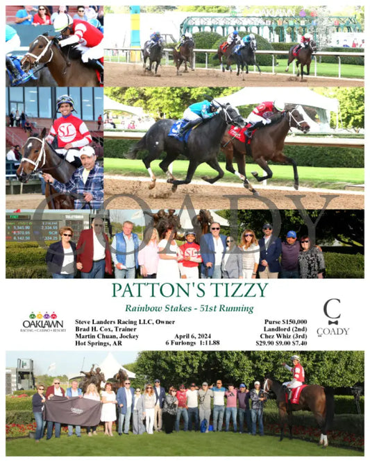 Patton’s Tizzy - Rainbow Stakes 51St Running 04 - 06 - 24 R10 Op Oaklawn Park