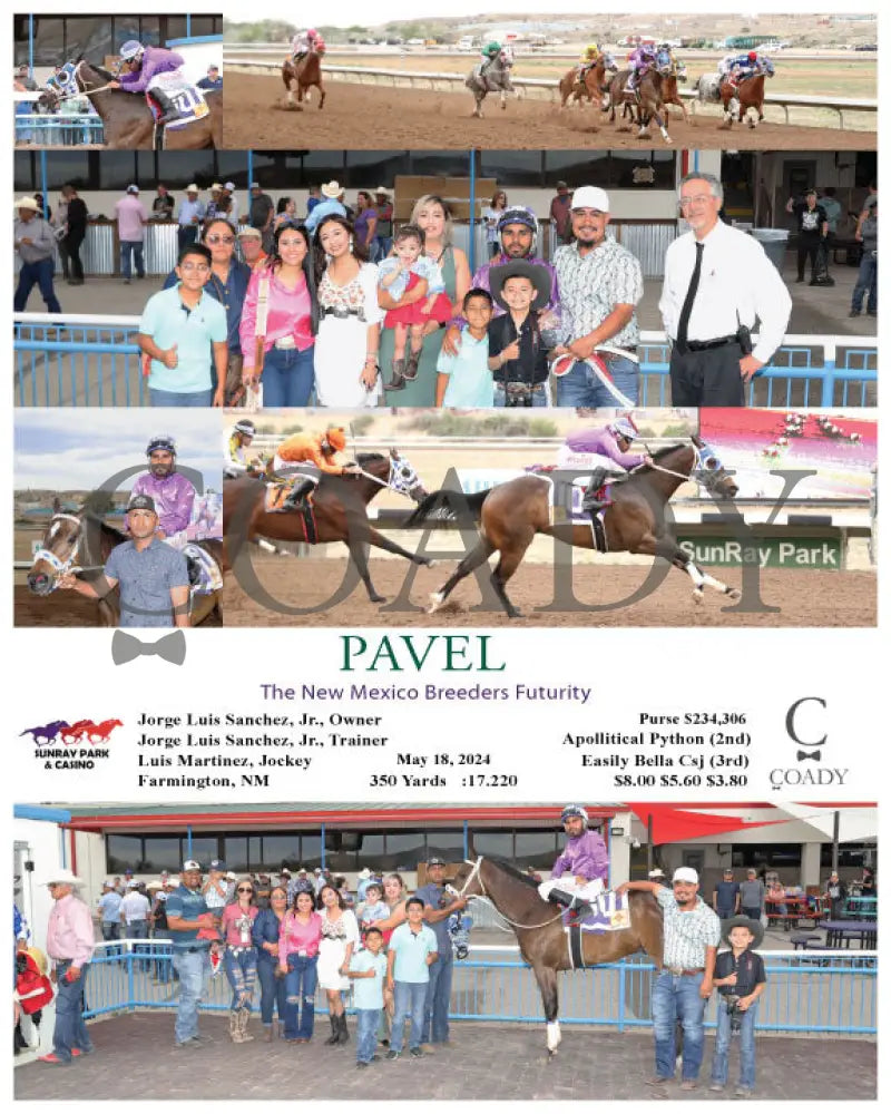 Pavel - The New Mexico Breeders Futurity 05-18-24 R12 Srp Sunray Park
