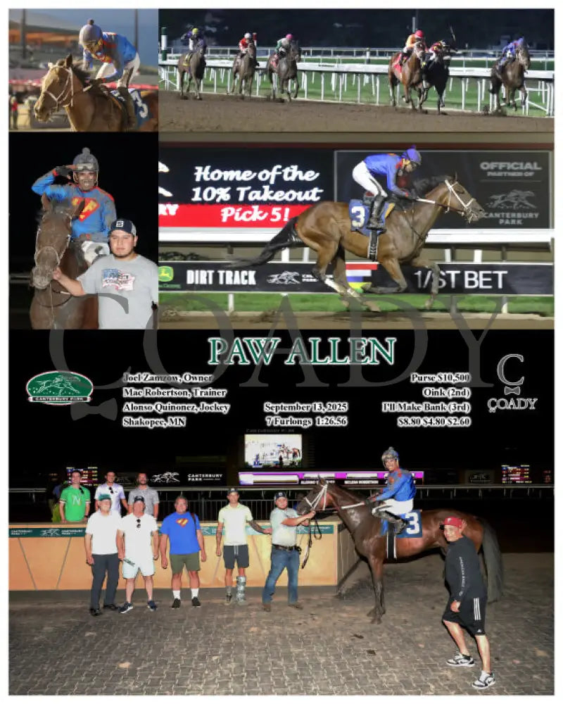 PAW ALLEN - 09-13-25 - R06 - CBY Canterbury Park