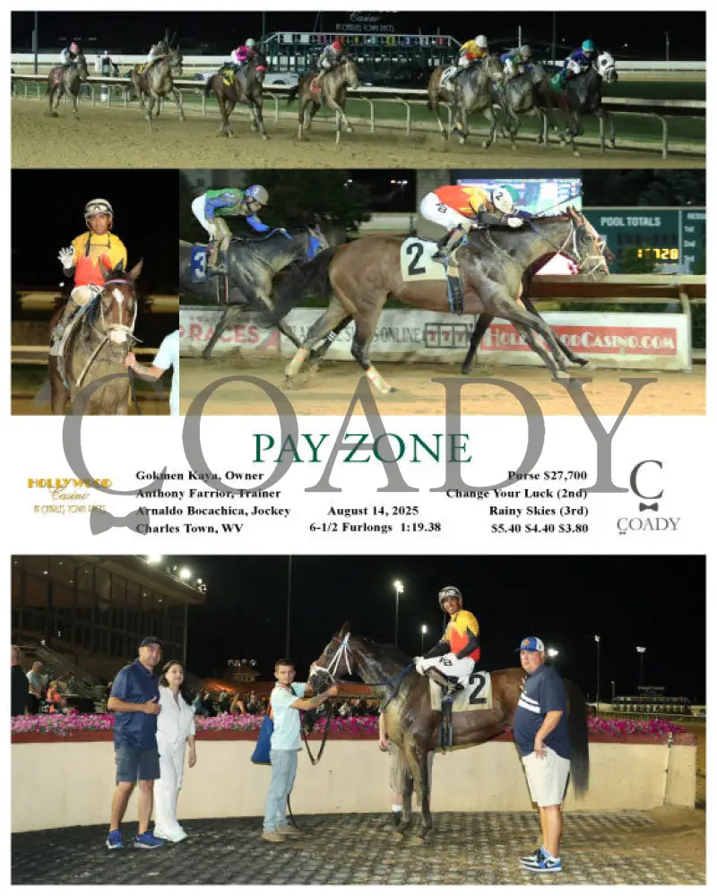 PAY ZONE - 08-14-25 - R06 - CT Hollywood Casino at Charles Town Races