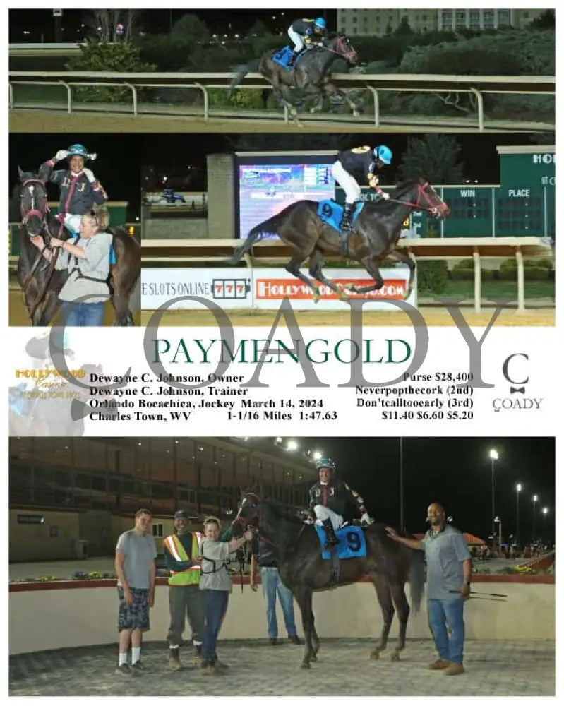 Paymengold - 03 - 14 - 24 R07 Ct Hollywood Casino At Charles Town Races