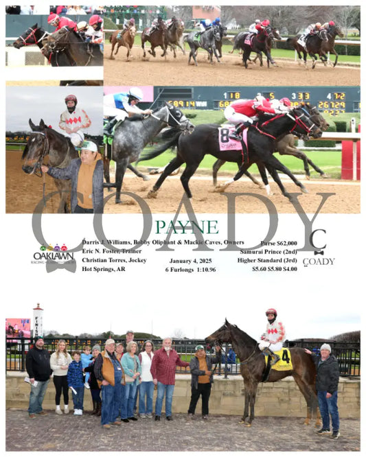 Payne - 01-04-25 R04 Op Oaklawn Park