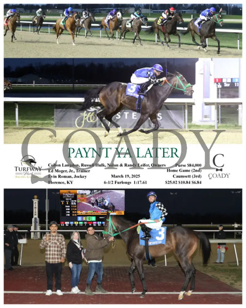 PAYNT YA LATER - 03-19-25 - R05 - TP Turfway Park
