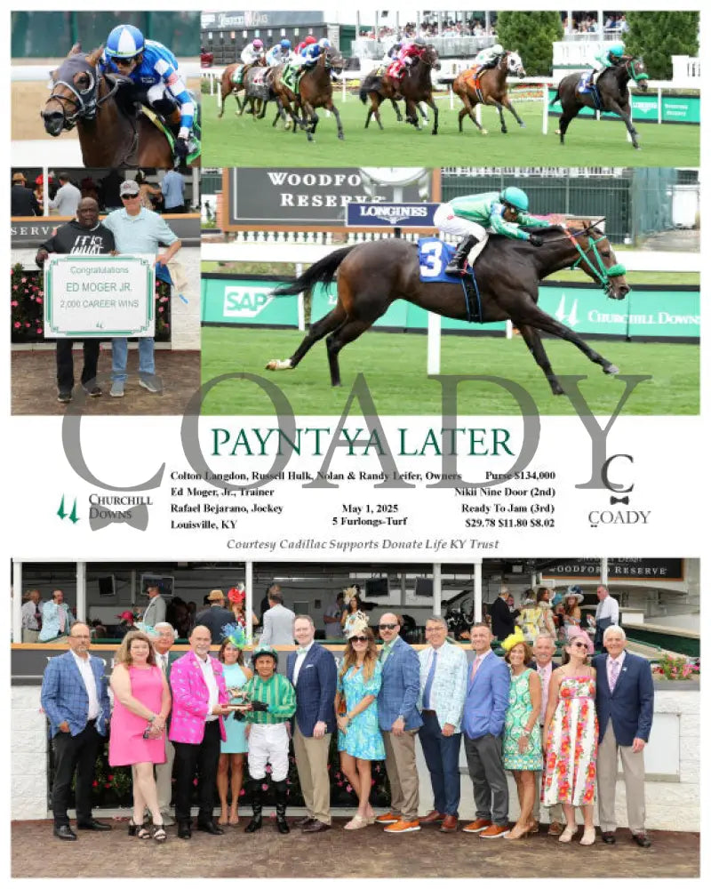 PAYNT YA LATER - 050125 - Race 04 - CD - G - Coady Media - Kurtis Coady Photography