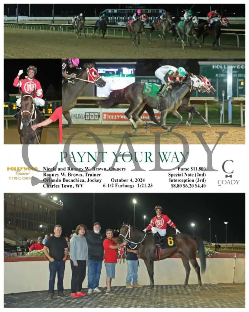 Paynt Your Way - 10-04-24 R08 Ct Hollywood Casino At Charles Town Races