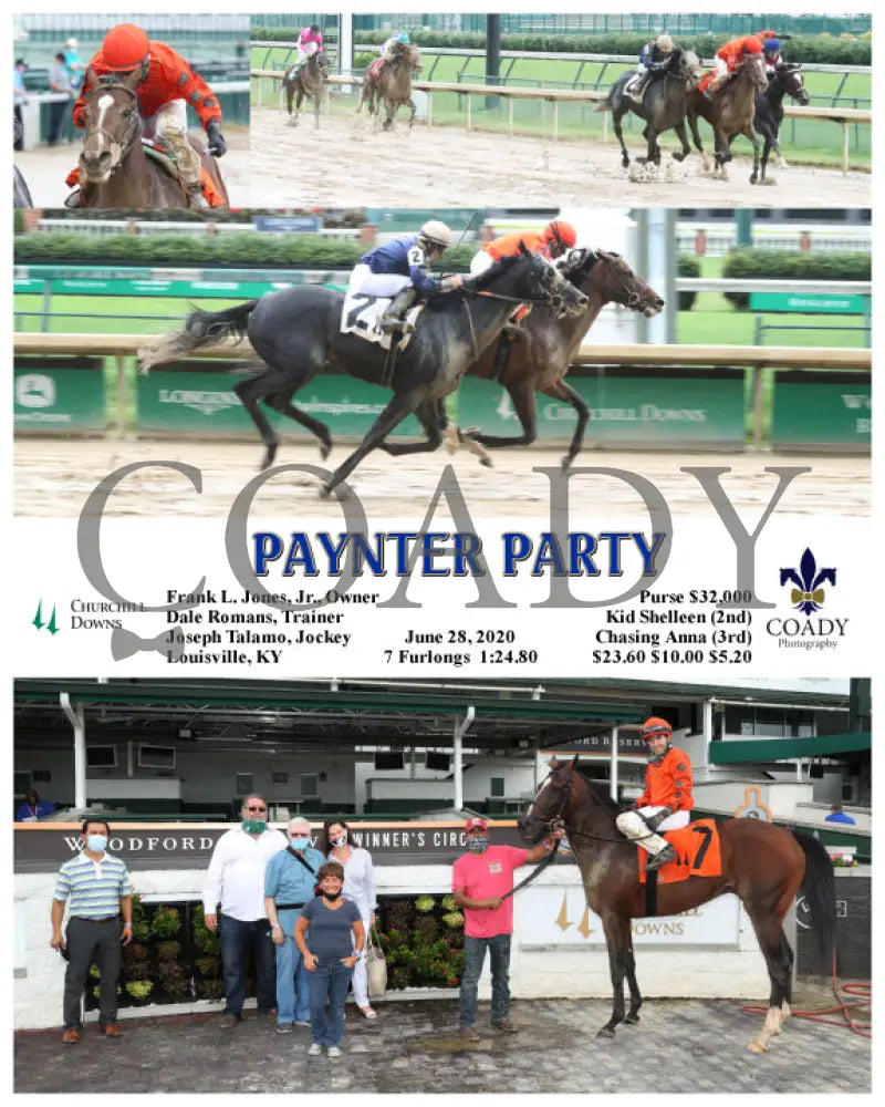 Paynter Party - 06-28-20 R04 Cd Churchill Downs