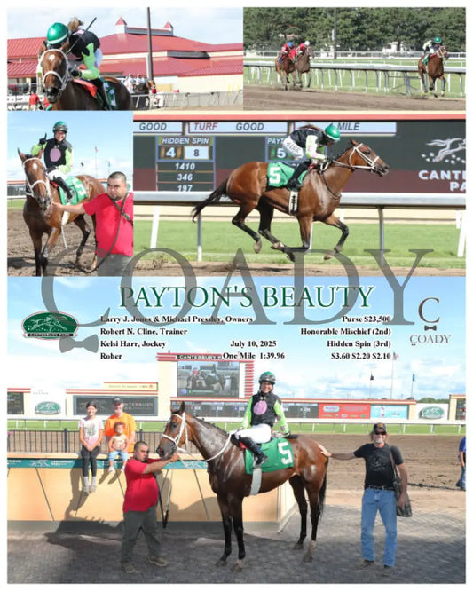 PAYTON’S BEAUTY - 07-10-25 - R01 - CBY Canterbury Park