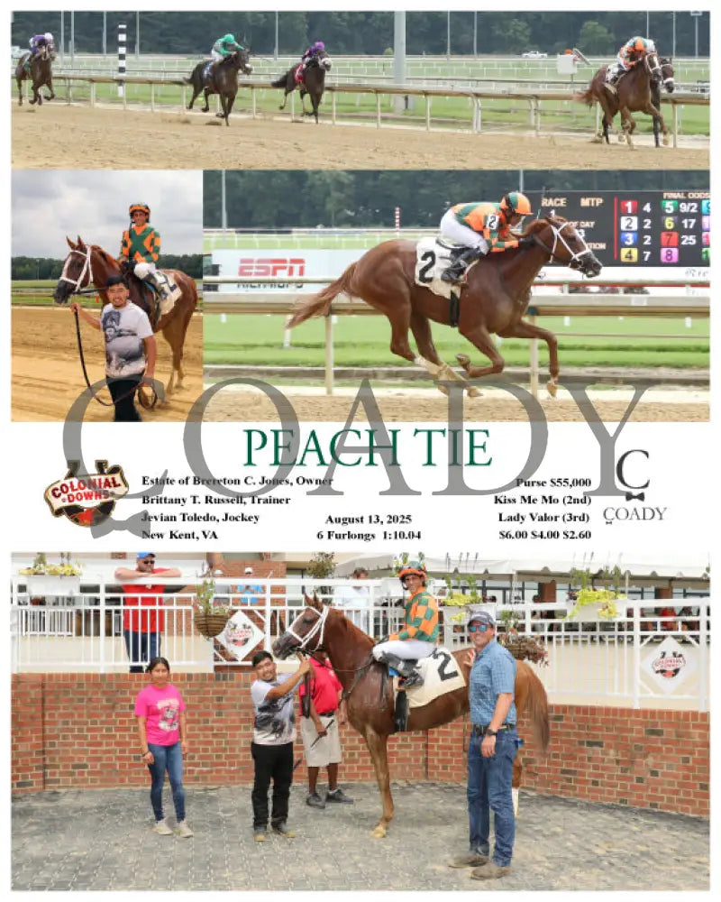 PEACH TIE - 08-13-25 - R01 - CNL Colonial Downs