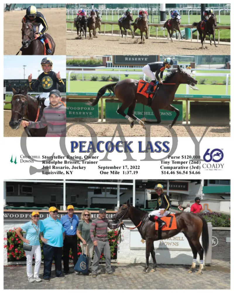 Peacock Lass - 09-17-22 R02 Cd Churchill Downs
