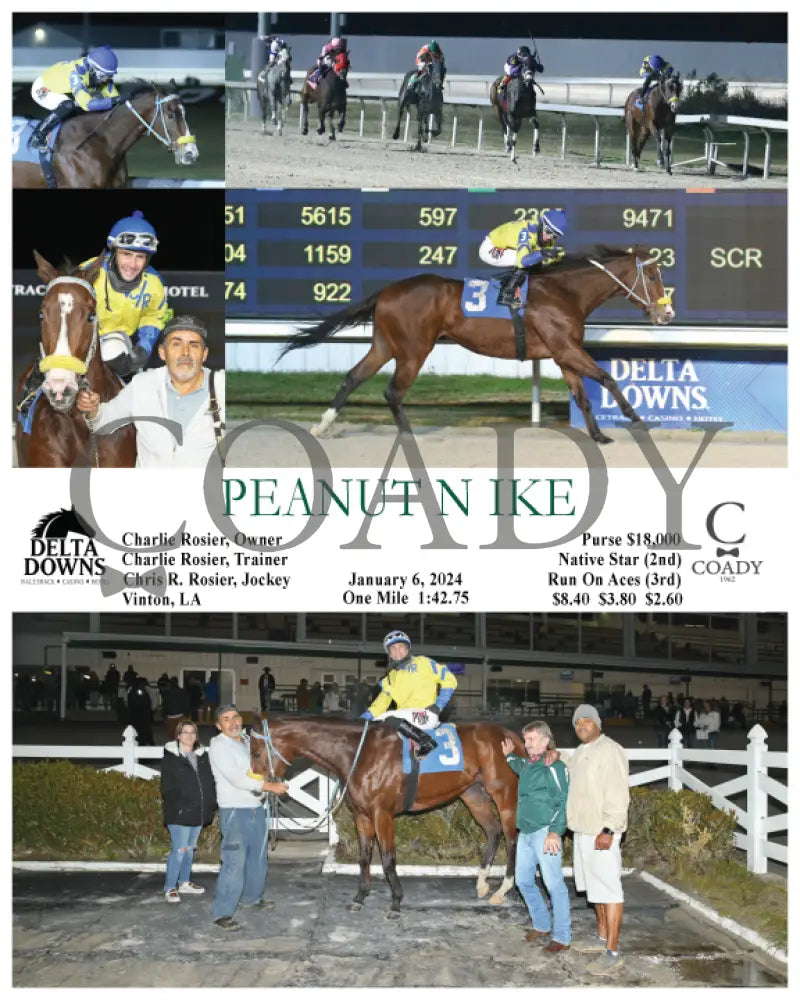 Peanut N Ike - 01-06-24 R04 Ded Delta Downs