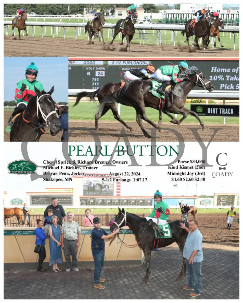 Pearl Button - 08-22-24 R01 Cby Canterbury Park