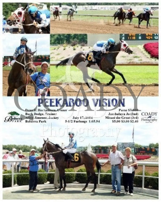 Peekaboo Vision - 071714 Race 04 Btp Belterra Park