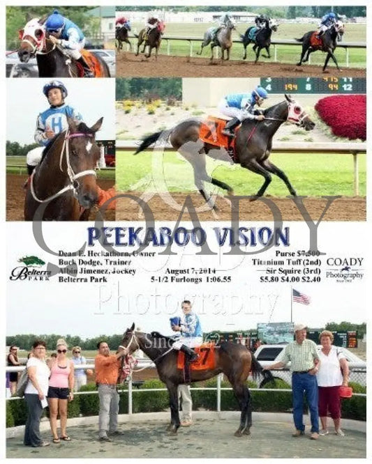 Peekaboo Vision - 080714 Race 08 Btp Belterra Park