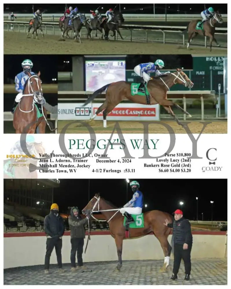 Peggy’s Way - 12-04-24 R02 Ct Hollywood Casino At Charles Town Races