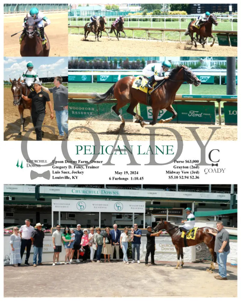 Pelican Lane - 05-19-24 R05 Cd Churchill Downs