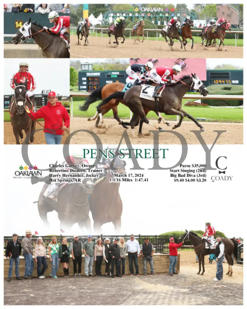 Pens Street - 03 - 17 - 24 R04 Op Oaklawn Park