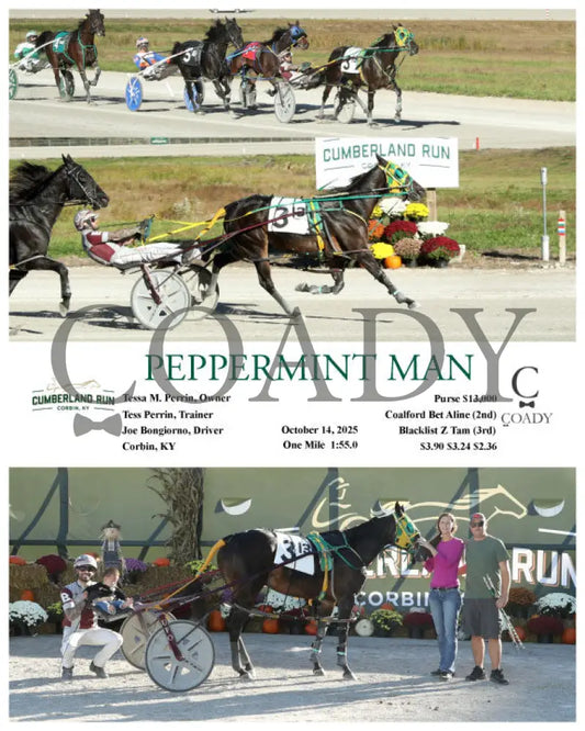 PEPPERMINT MAN - 101425 - Race 13 - CMR Presque Isle Downs