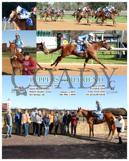 Peppers Girlfriend - 01-03-25 R04 Op Oaklawn Park