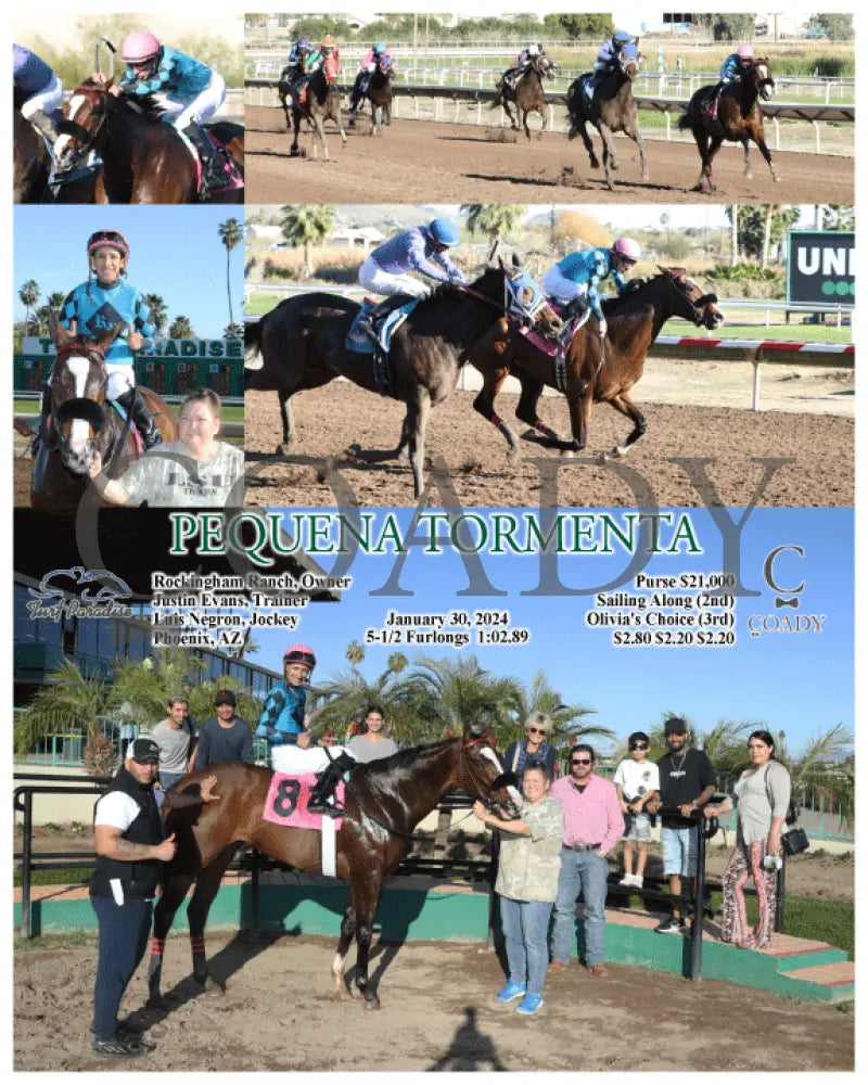 Pequena Tormenta - 01-30-24 R08 Tup Turf Paradise