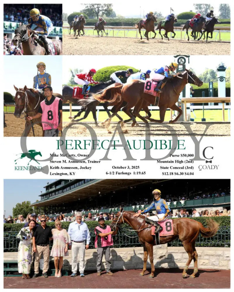 PERFECT AUDIBLE - 100325 - Race 02 - KEE Keeneland