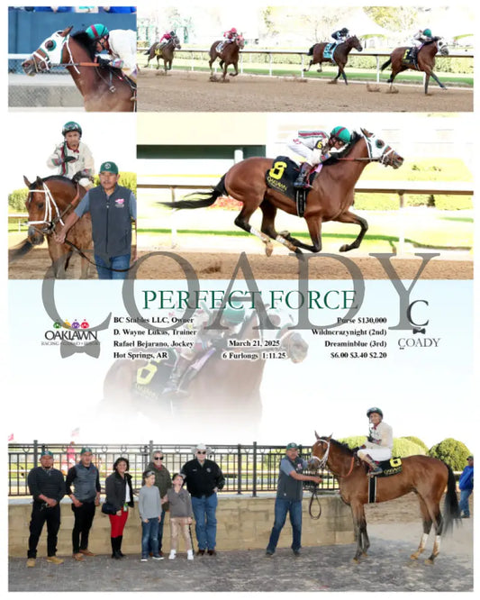 PERFECT FORCE - 03-21-25 - R09 - OP Oaklawn Park