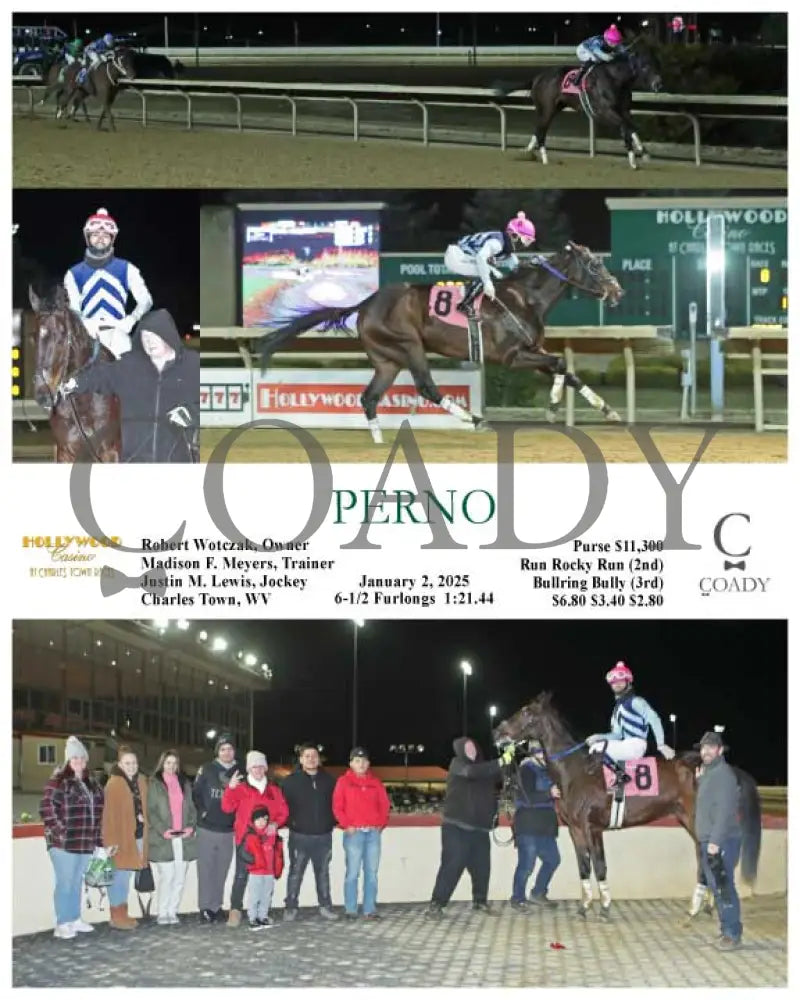 Perno - 01-02-25 R08 Ct Hollywood Casino At Charles Town Races