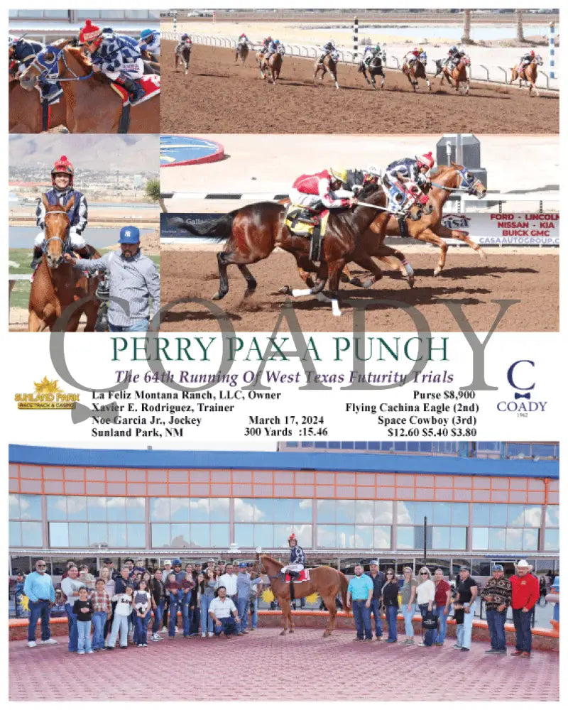 Perry Pax A Punch - The 64Th Running Of West Texas Futurity Trials 03 - 17 - 24 R08 Sun Sunland Park