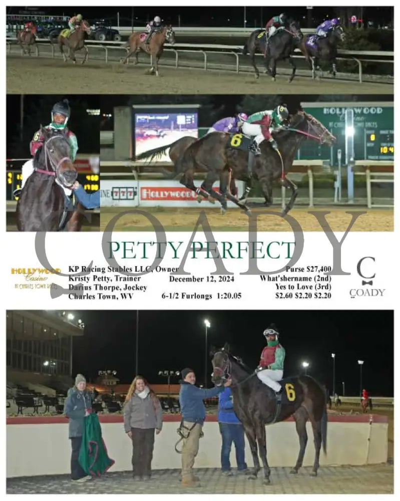 Petty Perfect - 12-12-24 R08 Ct Hollywood Casino At Charles Town Races