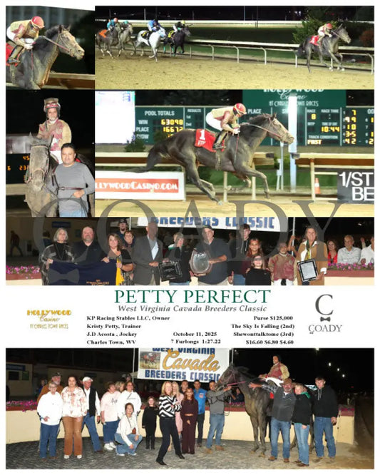 PETTY PERFECT - West Virginia Cavada Breeders’ Classic Stakes - 10-11-25 - R08 - CT Hollywood Casino at Charles Town