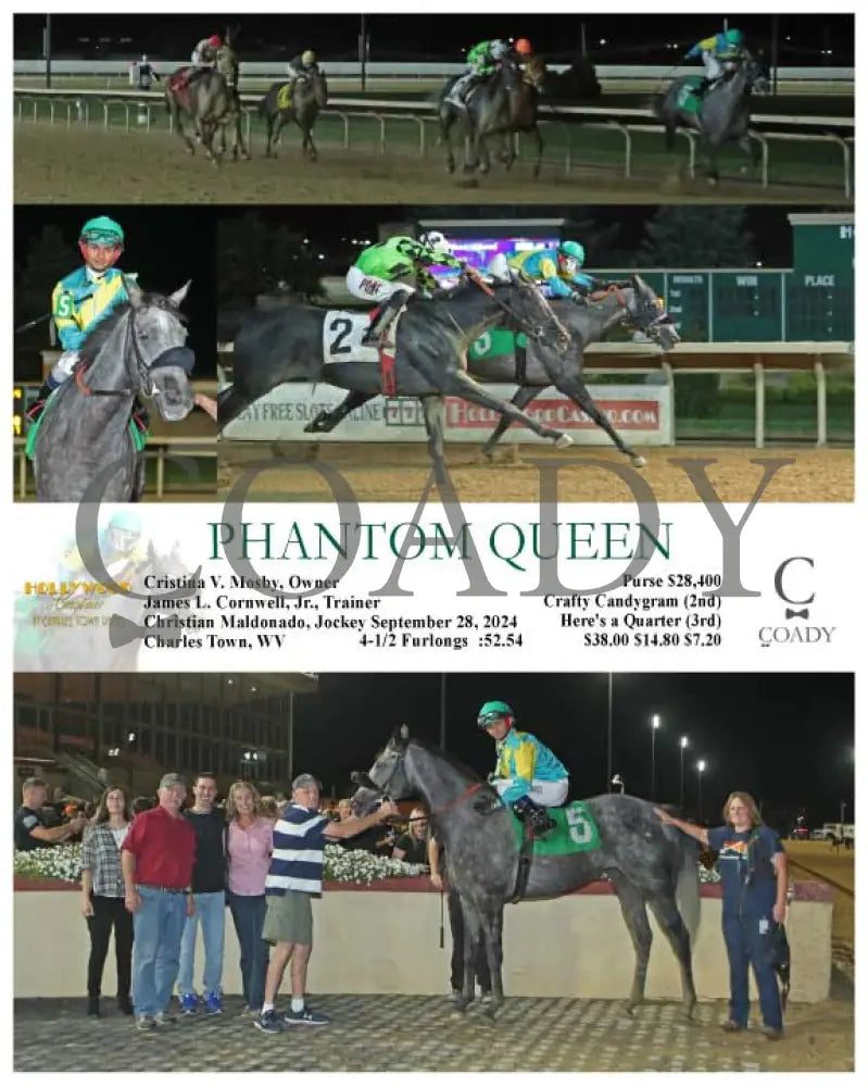 Phantom Queen - 09-28-24 R04 Ct Hollywood Casino At Charles Town Races