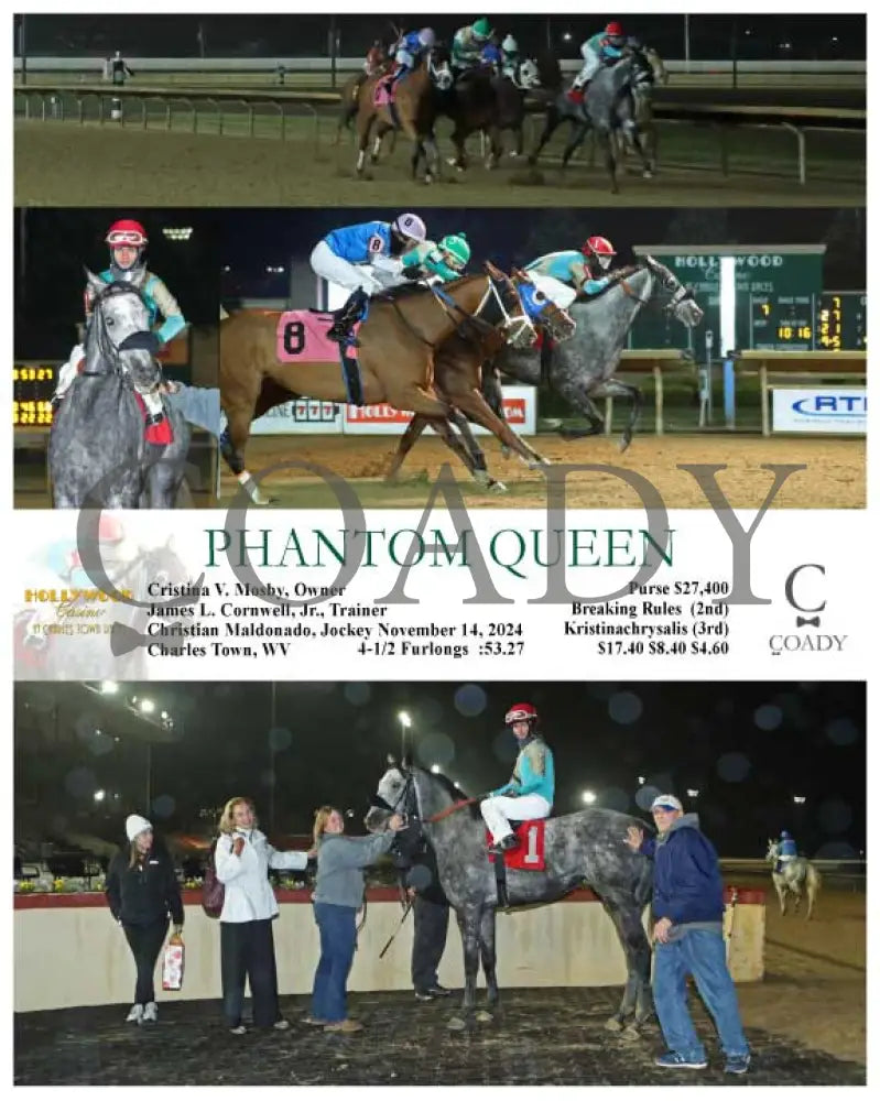 Phantom Queen - 11-14-24 R07 Ct Hollywood Casino At Charles Town Races