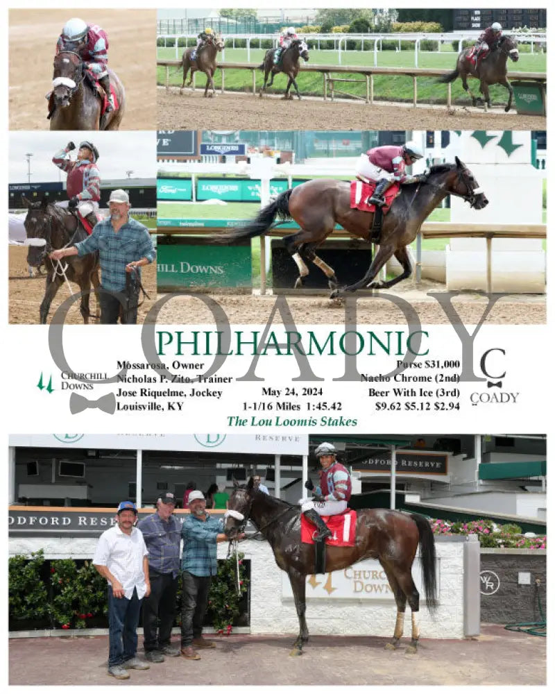 Philharmonic - 05-24-24 R01 Cd Churchill Downs