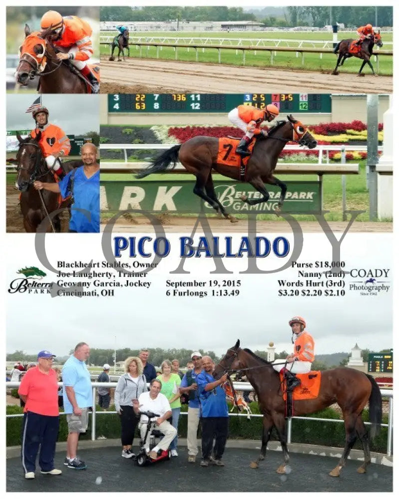 Pico Ballado - 091915 Race 03 Btp Belterra Park