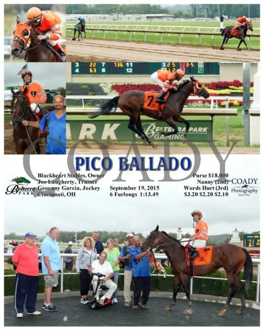 Pico Ballado - 091915 Race 03 Btp Belterra Park