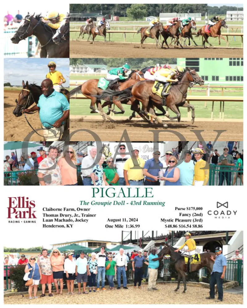 Pigalle - The Groupie Doll 43Rd Running 08-11-24 R10 Elp Ellis Park