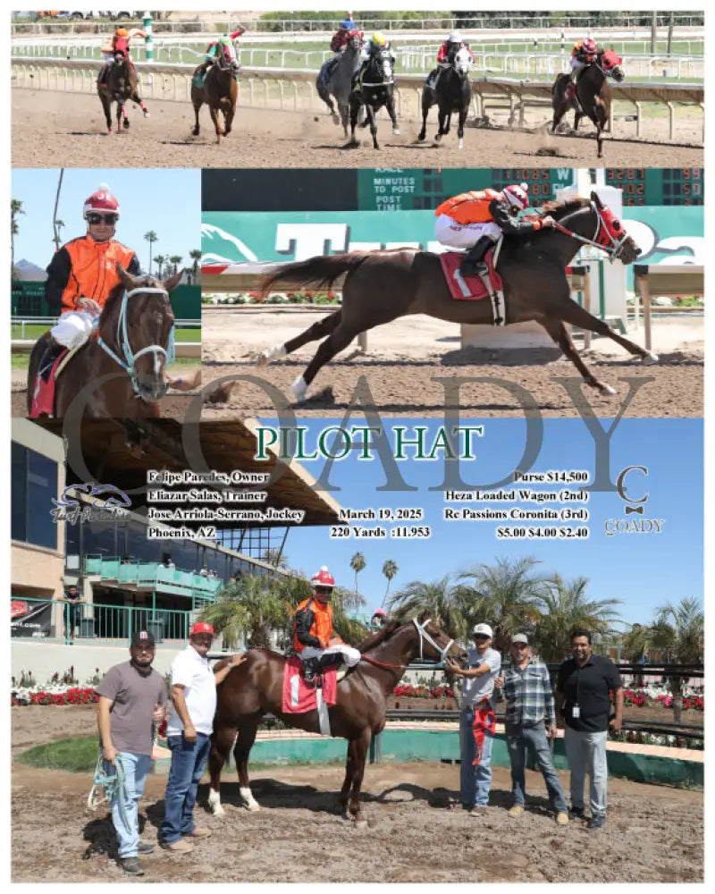 PILOT HAT - 03-19-25 - R01 - TUP Turf Paradise