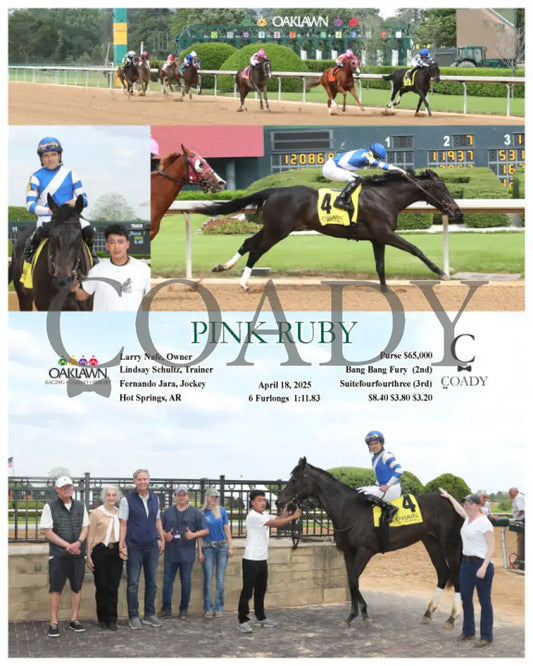 PINK RUBY - 04-18-25 - R07 - OP Oaklawn Park