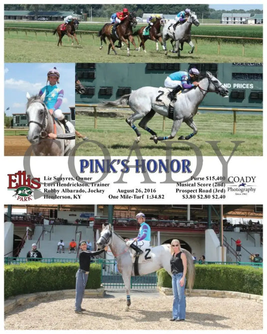 Pink’s Honor - 082616 Race 04 Elp Ellis Park