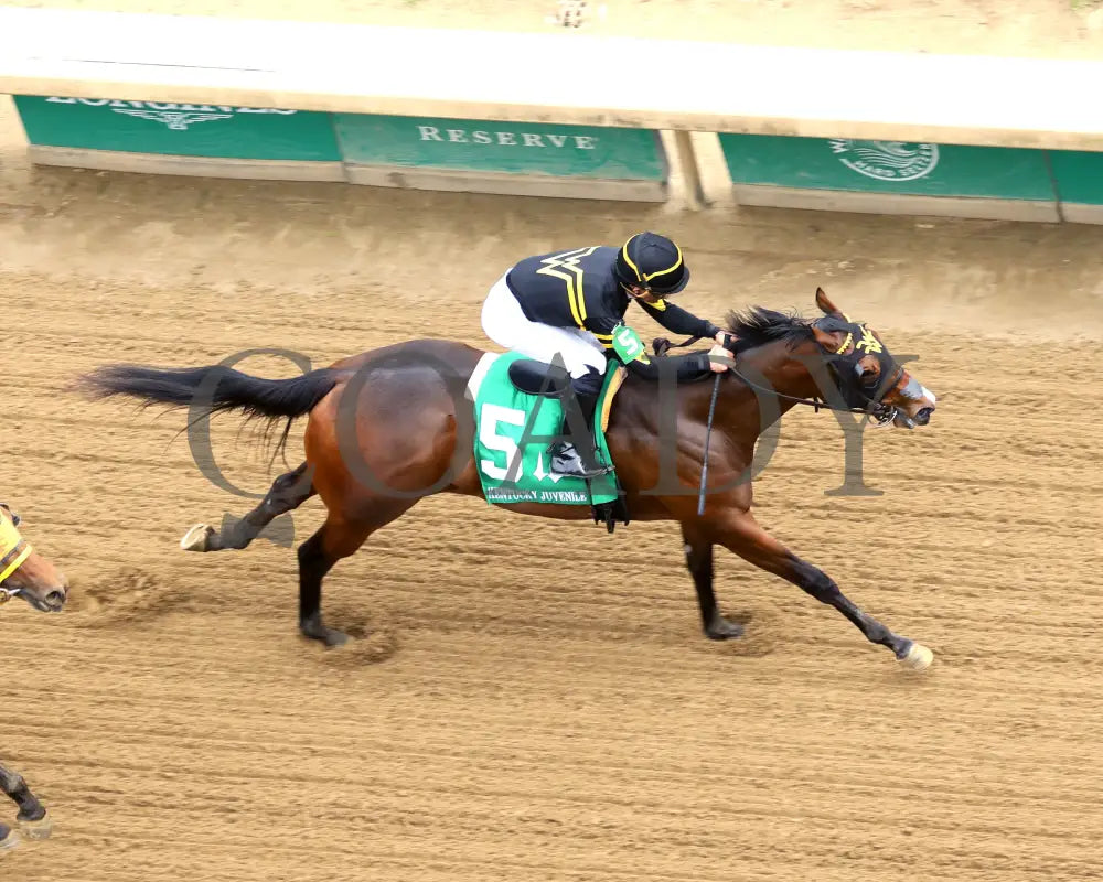 PINKY FINGER - 050125 - Race 06 - CD - Aerial Finish 01 Churchill Downs