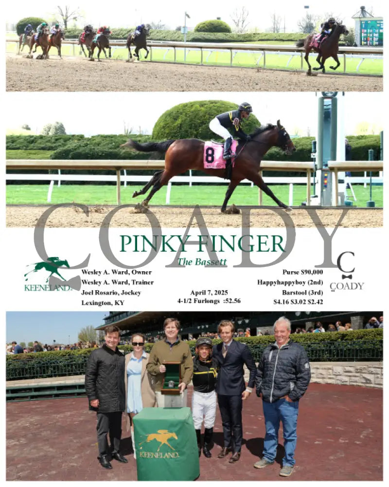 PINKY FINGER - The Bassett - 04-07-25 - R01 - KEE - Group Keeneland