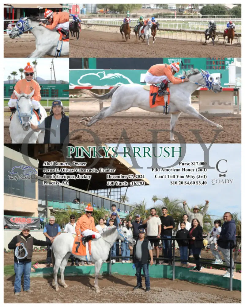 Pinkys Rrrush - 12-27-24 R01 Tup Turf Paradise
