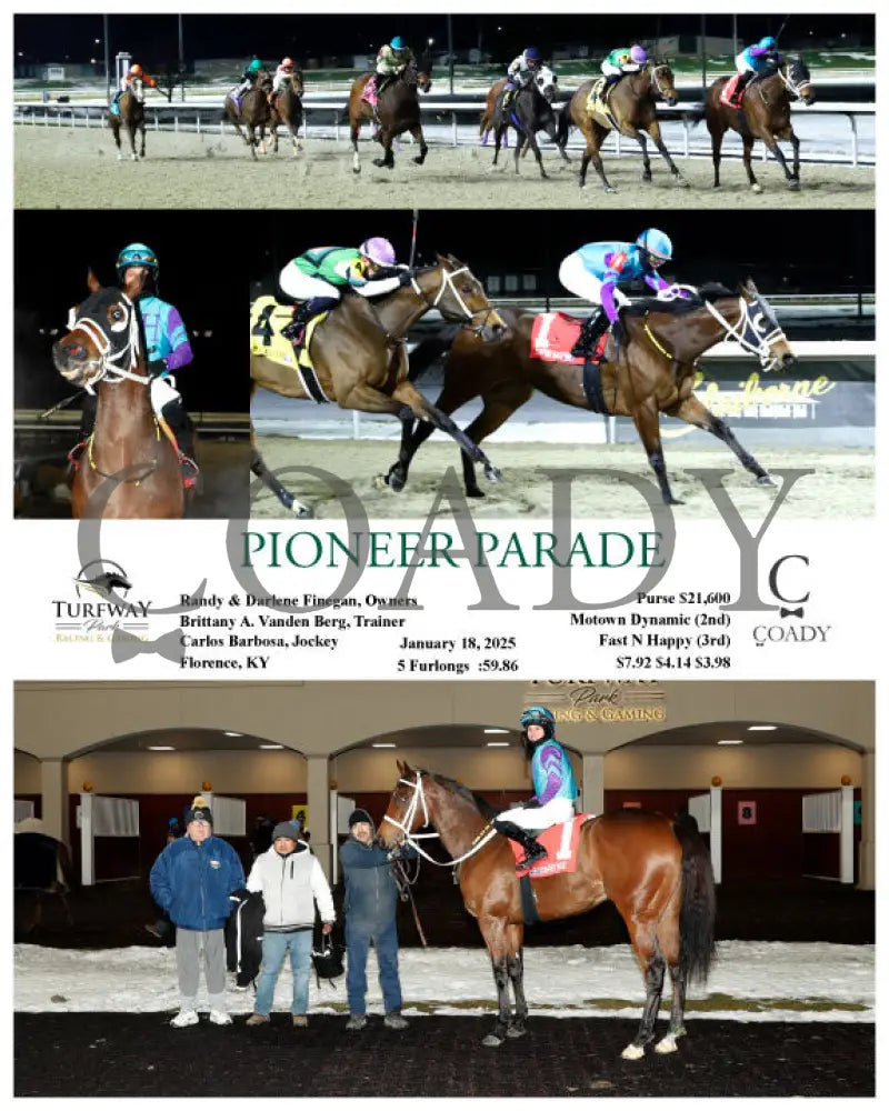 Pioneer Parade - 01-18-25 R03 Tp Turfway Park
