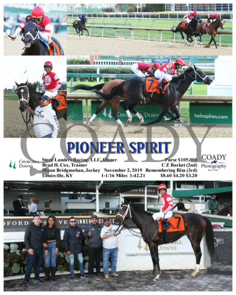 Pioneer Spirit - 11-02-19 R05 Cd Churchill Downs