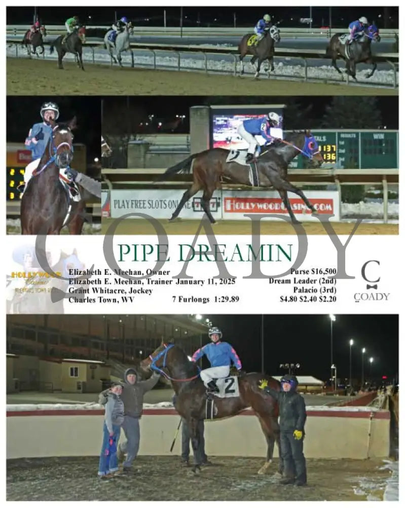 Pipe Dreamin - 01-11-25 R02 Ct Hollywood Casino At Charles Town Races