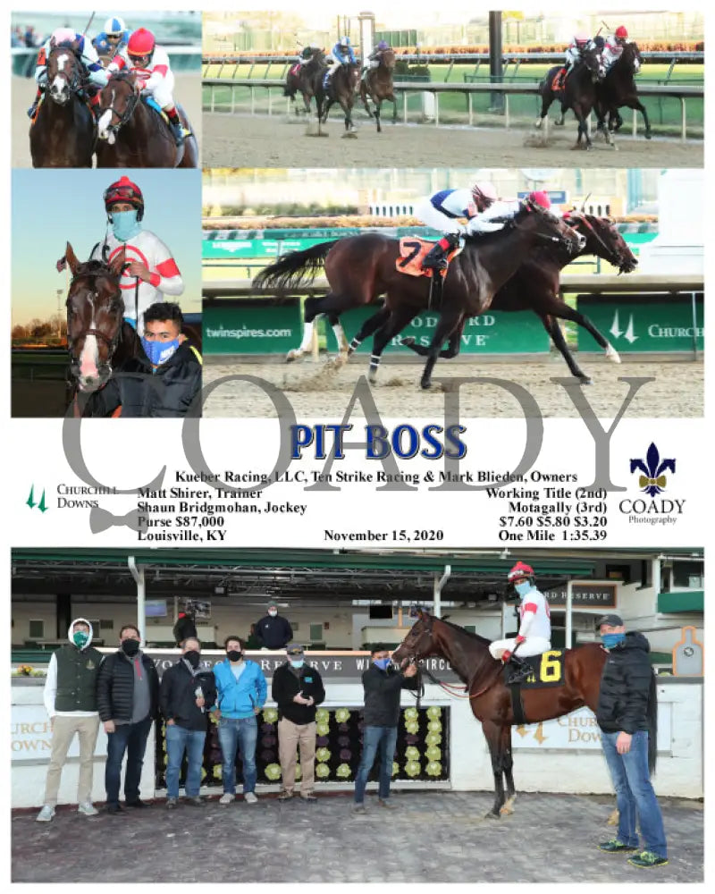 Pit Boss - 11-15-20 R09 Cd Churchill Downs