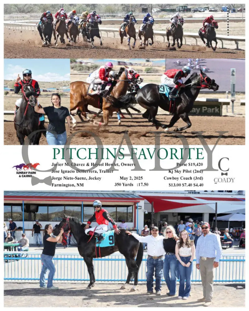 PITCHINS FAVORITE - 05-02-25 - R08 - SRP SunRay Park