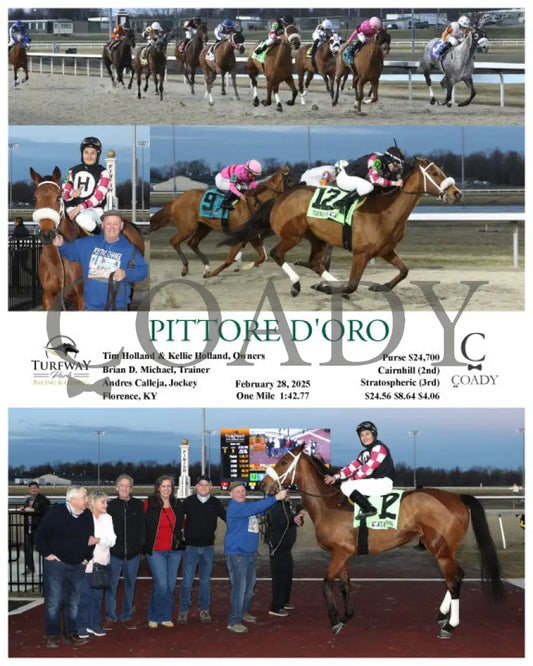 PITTORE D’ORO - 02-28-25 - R02 - TP Turfway Park