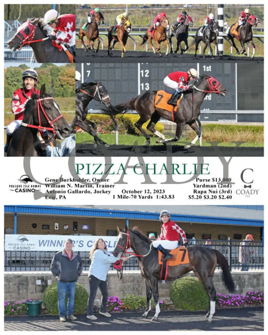 Pizza Charlie - 10-12-23 R02 Pid Presque Isle Downs
