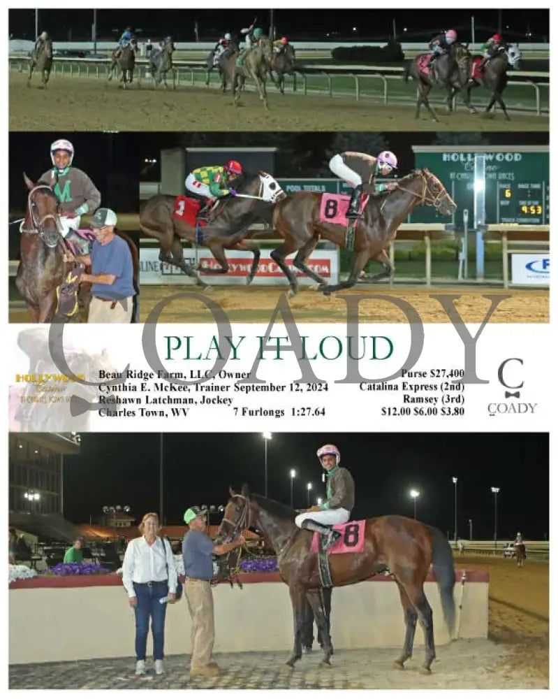 Play It Loud - 09-12-24 R06 Ct Hollywood Casino At Charles Town Races